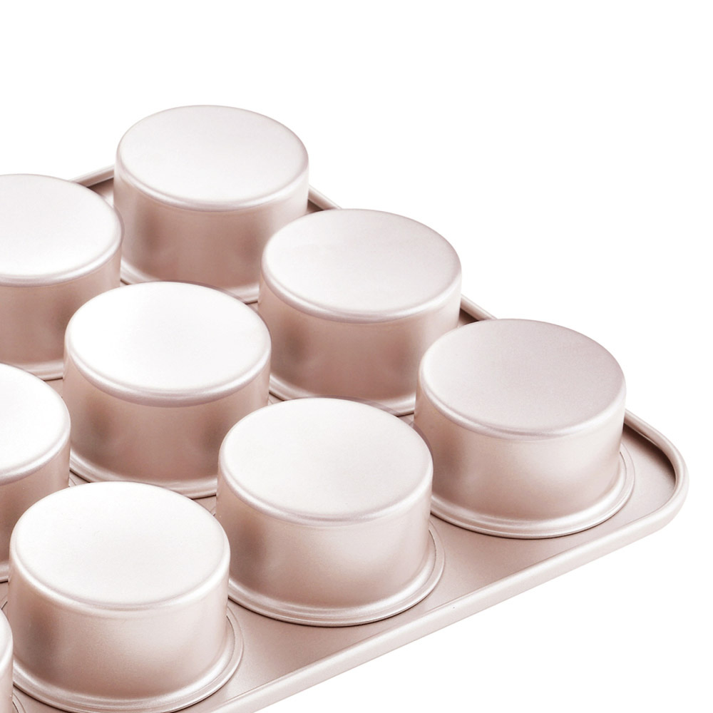 English Muffin Pan Non-Stick 12Cavs