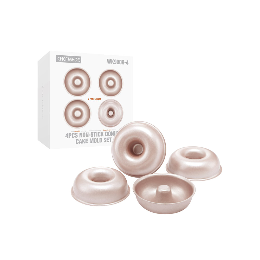 Doughnut Cake 3In. Mould Non-Stick 4Pcs