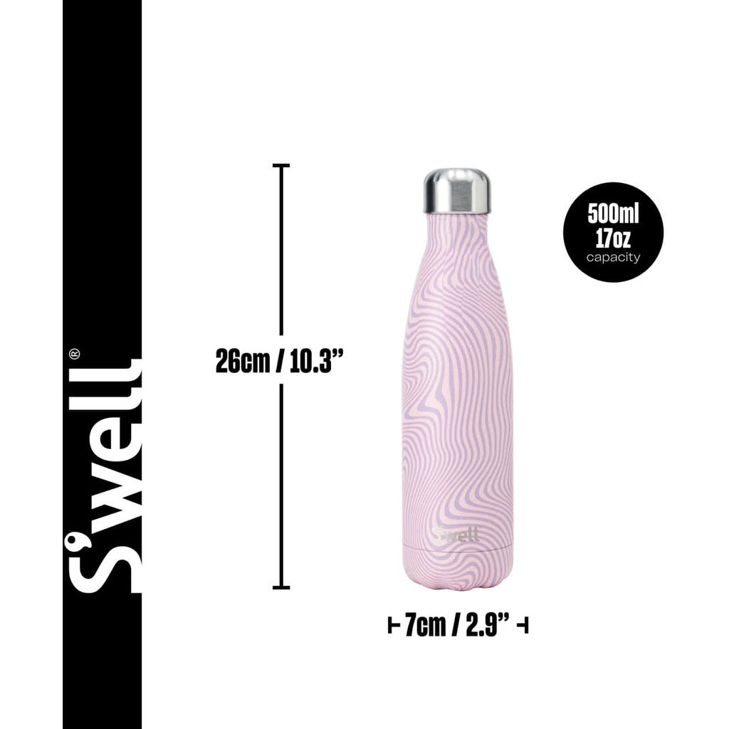 Swell Lavender Swirl Bottle 500Ml