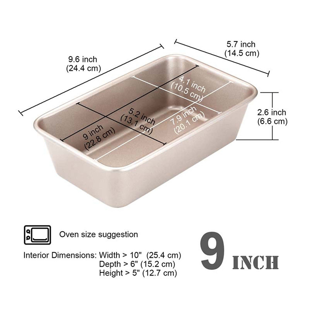 Loaf  Pan 2Lb Non-Stick 9X5In.