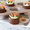 Bowl Cake Pan Non-Stick 6Cavs