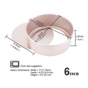 Round Cake Pan W/ Loose Bottom 6In.