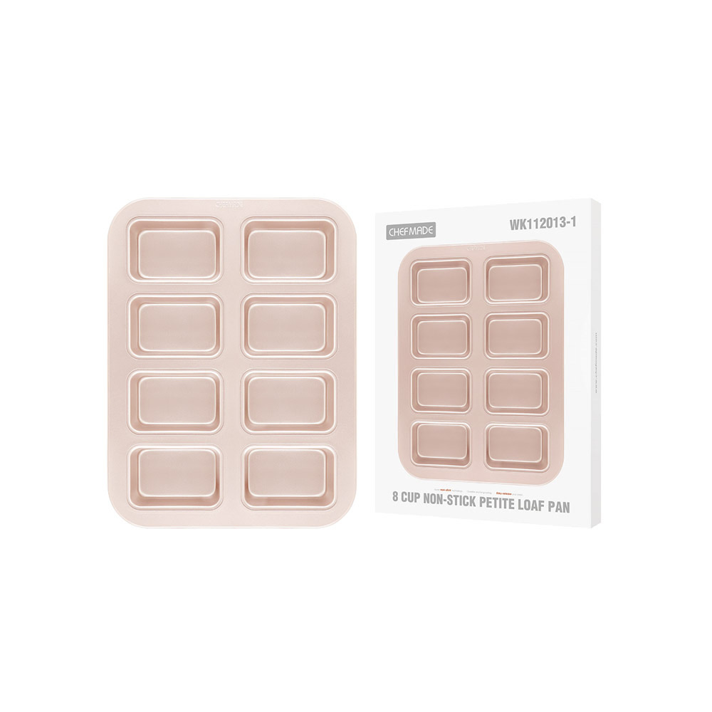 Petite Loaf &Brownie Pan Non-Stick 8Cavs