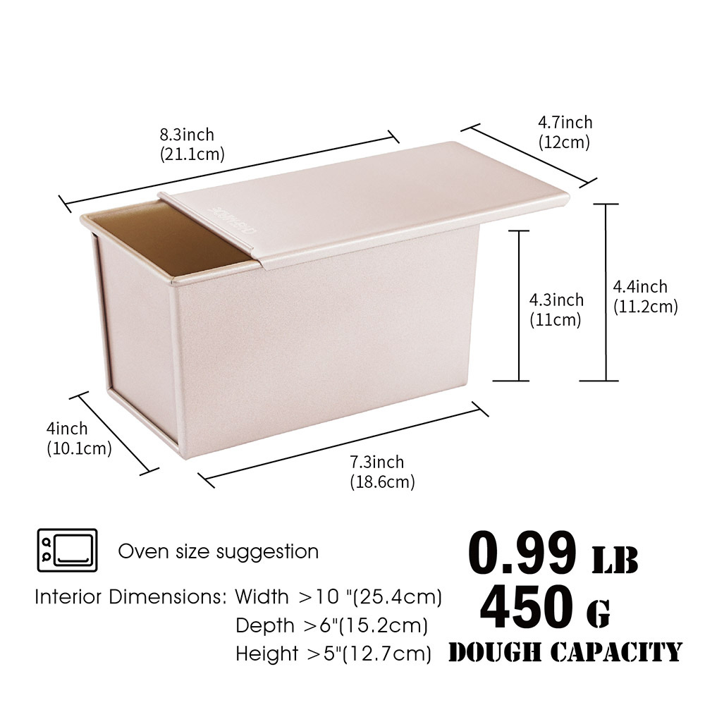 Loaf Pan W/ Lid 8X4.5X4In.