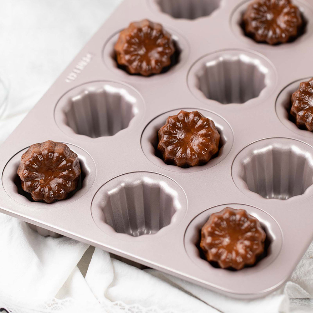 Cannele Non-Stick Mould 12Cavs