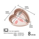 Heart Cake Pan Non-Stick 8In.
