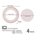 Round Tart 4In. Pan W/ Loose Bottom 4Pcs