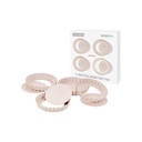 Round Tart 4In. Pan W/ Loose Bottom 4Pcs
