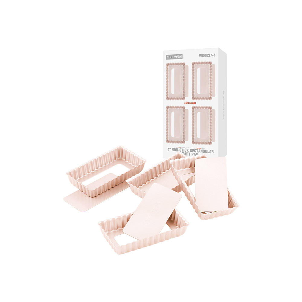 Rectangular Tart Pan Non-Stick 4Pcs