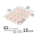 Mini Madeleine Pan Non-Stick 16Cavs