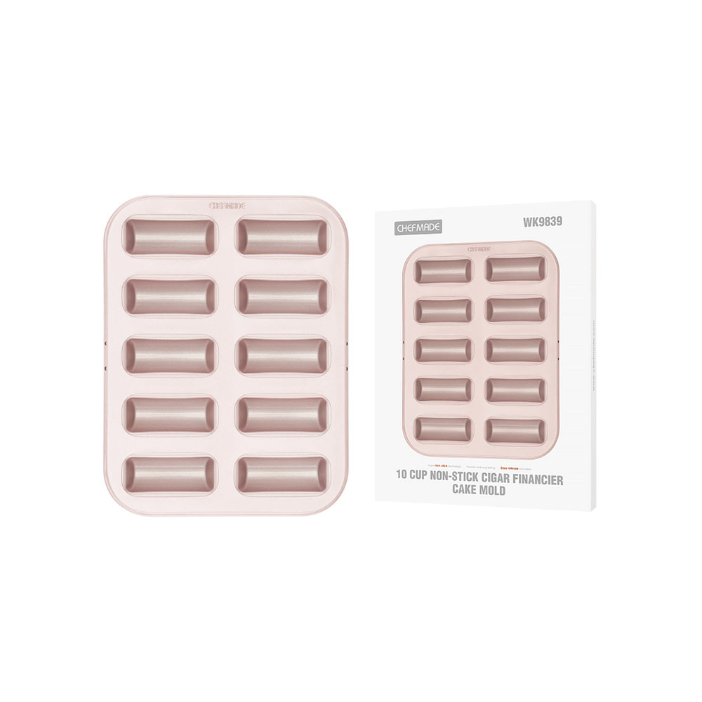 Financier Cake Mould Non-Stick 10Cavs