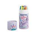 Felt-tip Marker Tube 12 pcs Giotto Turbo Soft Brush