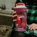 Water Bottle With Straw Lid 400 Ml / 14Oz  Bpa Free     Toekan Love  -  Kambukka Lagoon