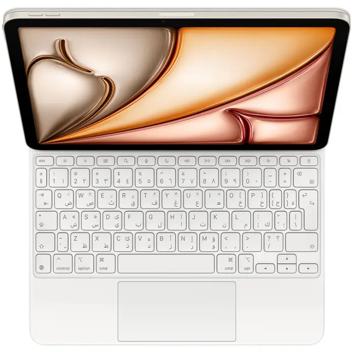 Apple Magic Keyboard for iPad Air 11-inch (M3) - Arabic - White  