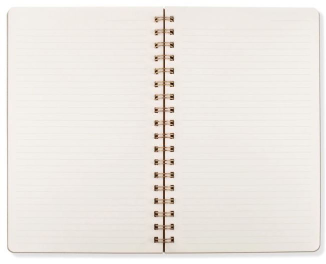 Dm Note Signature Lg Spiral Faux Leather Journal