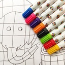 8 Jumbo Markers - Elmer