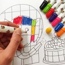 8 Jumbo Markers - Elmer