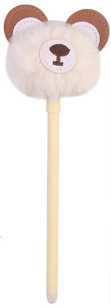 Fancy Pen Ball Point Cap Off 1.0 mm   Plush Bear