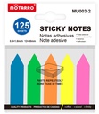 Page Markers Arrows Head 12  X  44 mm - 5 Pads / Pack Fluorescent  - 25 Sheet each color