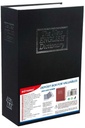 Cash box Dictionary Book Shape  W265xL200xH55mm Black