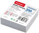 Note Paper 80Gsm adhesive 200 Sheets Paper Cube   85 X 85 mm white