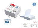 Note Paper 80Gsm adhesive 400 Sheets Paper Cube   85 X 85 mm white