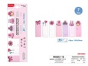 Notes Sticky Set  25 Sheets 26x89mm Plus 4 Pads 67x23mm  Fashion