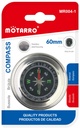 Compass 60MM Stainless steel    Silver
