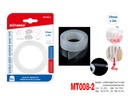 Tape Adhesive Double-Sided  Nano 19mm   X   2m   Transparent