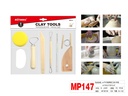 Pottery Tools Kit for Clay and  Sculpting 8 pcs
