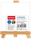 Canvas Mini 280 Gsm 8X8 cm With Woden Easel 8X12 cm