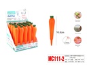 Fancy Pen Gel Cap Off 0.7 mm Blue     Carrot