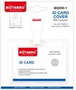 Holder ID Card  with Lanyards Acrylic   Horizontal 85x54mm Transparent