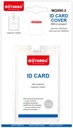Holder ID Card  with Lanyards Acrylic   Vertical  85x54mm Transparent