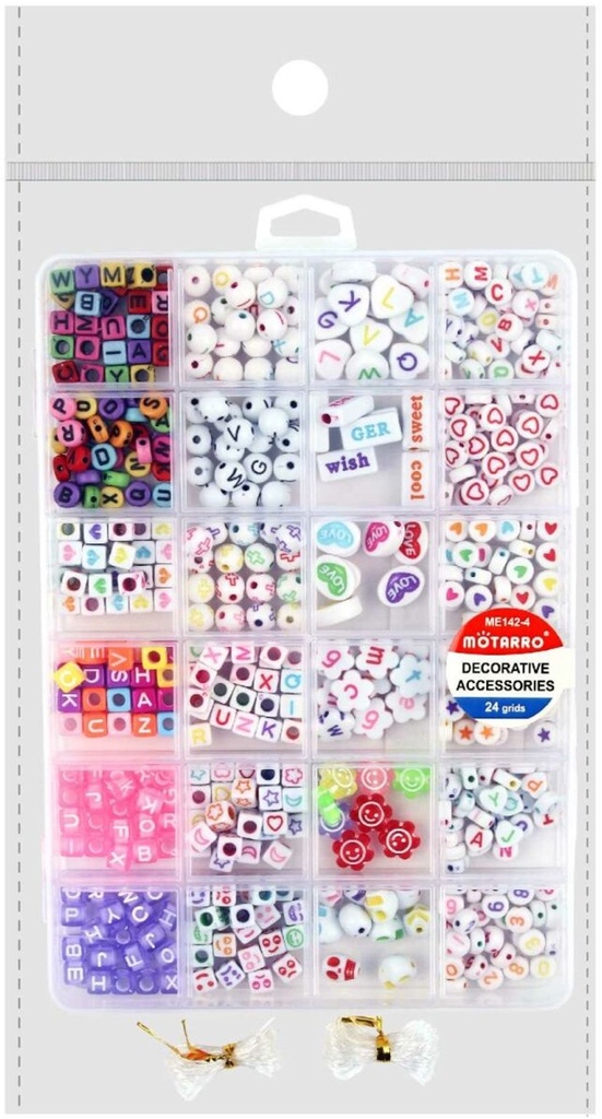 Beads Alphabet  DIY Set of 24         ME142-4