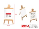 Whiteboard with Woden Easel 16X28cm