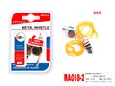 Whistle Metal Set of 2 pcs
