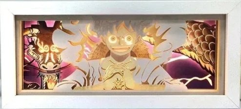 One Piece Monkey D. Luffy Gear 5 Led Light Box With Remote Control