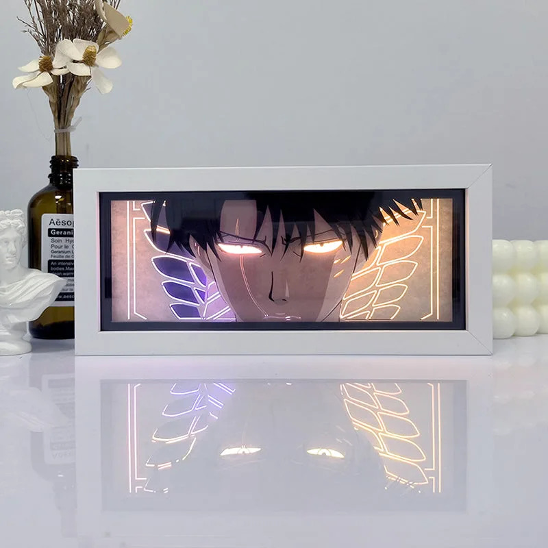 Attack On Titan Levi Led Light Box With Remote Control