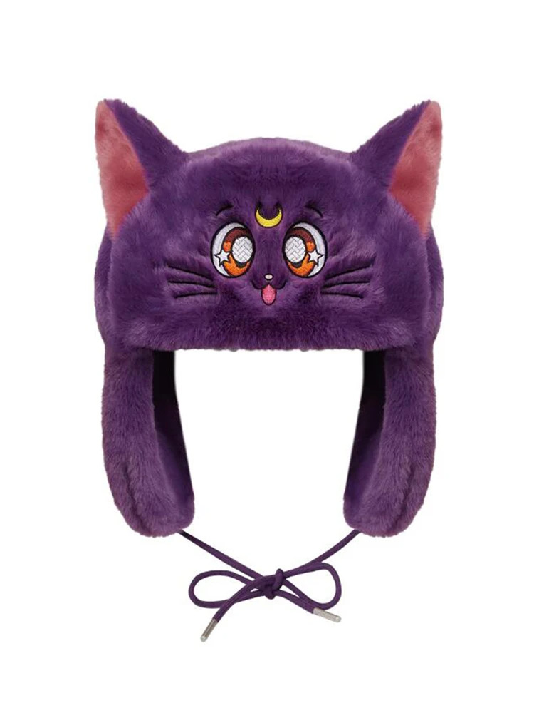 Sailor Moon Ushanka Hat Purple 