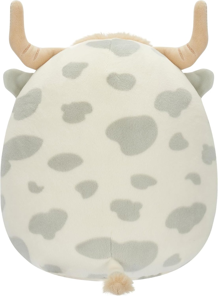 Squishmallows 7.5 " Plush - Borsa - Grey Spotted Highland Cow