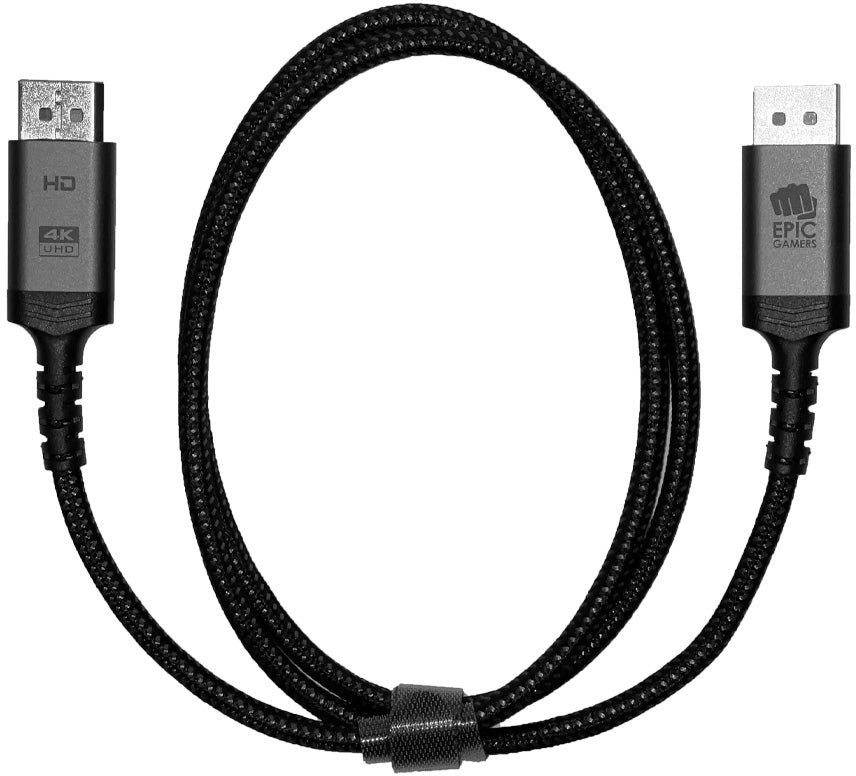 Epic Gamers Mini Displayport To Displayport Braided Cable - 3M - كابل شحن