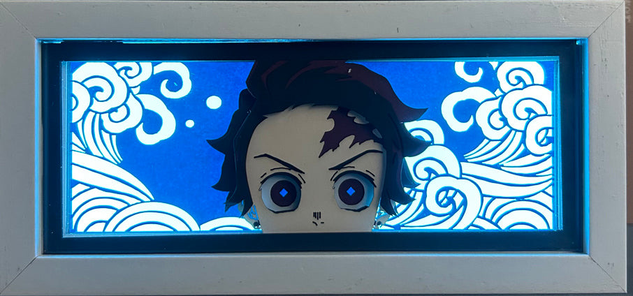 Demon Slayer Kamado Tanjiro Led Light Box With Remote Control