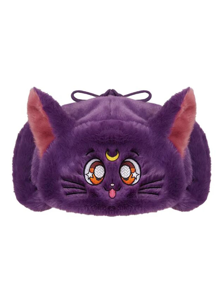 Sailor Moon Ushanka Hat Purple 