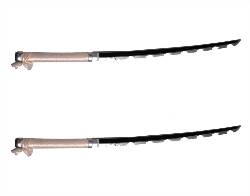 Demon Slayer Kimetsu No Yaiba Inosuke Hashibira Katana ( Wood )