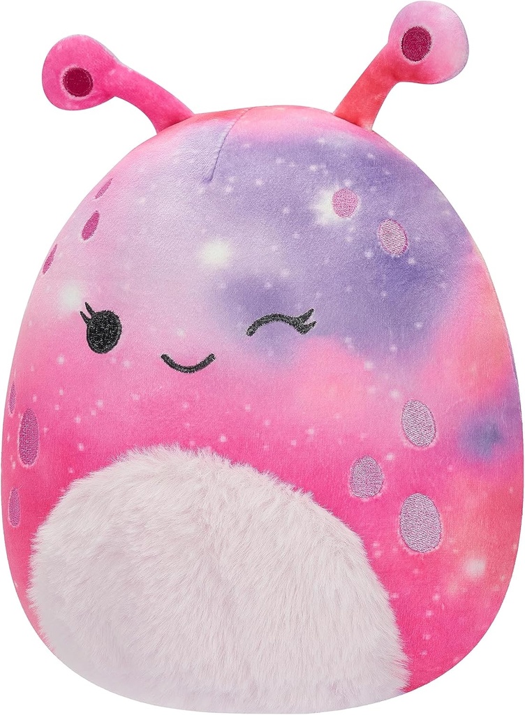 Squishmallows 7.5 " Plush - Loraly - Winking Pink And Purple Alien W/Fuzzy Belly