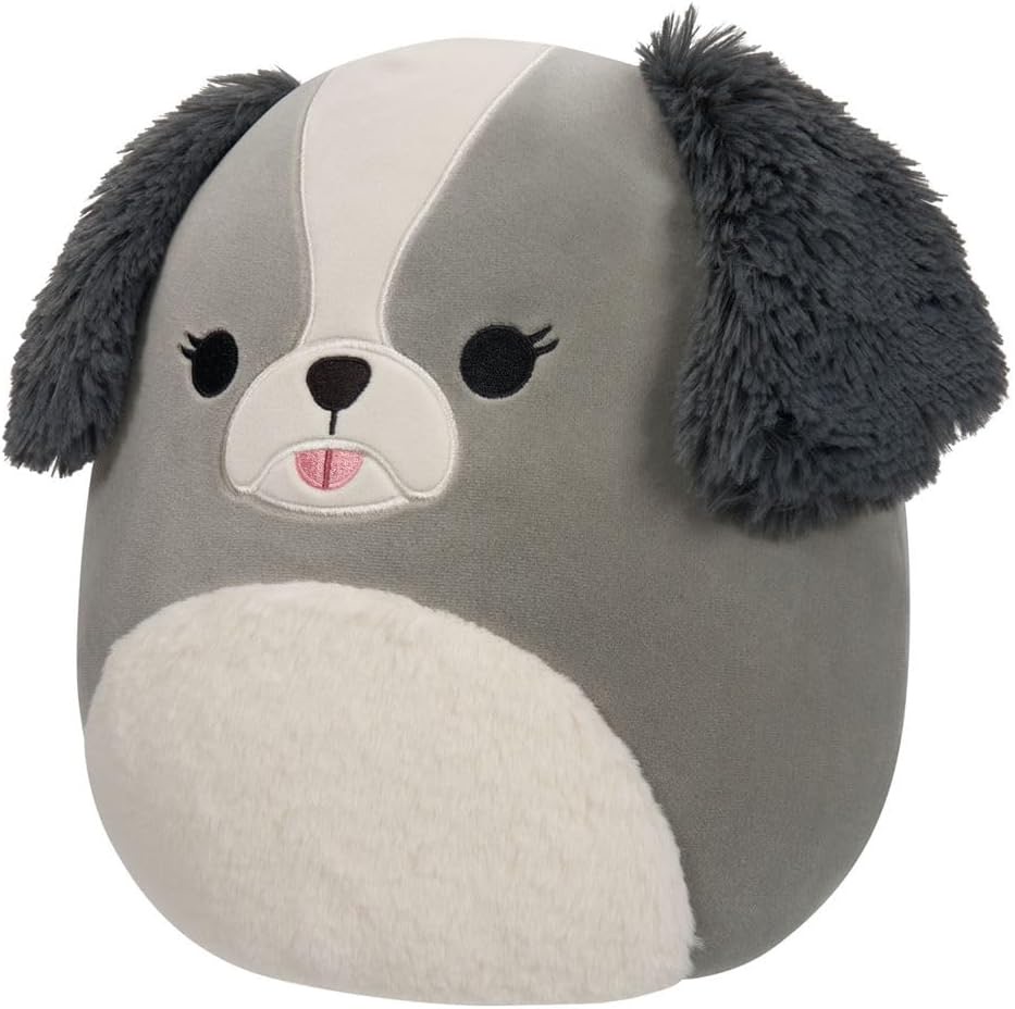 Squishmallows 12" Plush - Malu - Grey Shih-Tzu