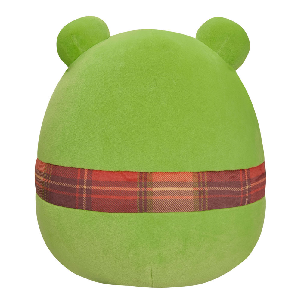 Squishmallows 12" Plush -  Wendy - Green Frog W/Plaid Scarf