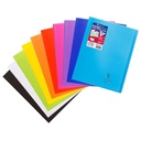 Koverbook, Stapled Transparent Polypro 10 Ass. Colours 24X32Cm 24Sh. Seyès  Delivered In Pos Display Box