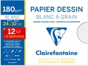 Drawing Paper 180Gsm Grain 24X32Cm Packt Of 15Sh 